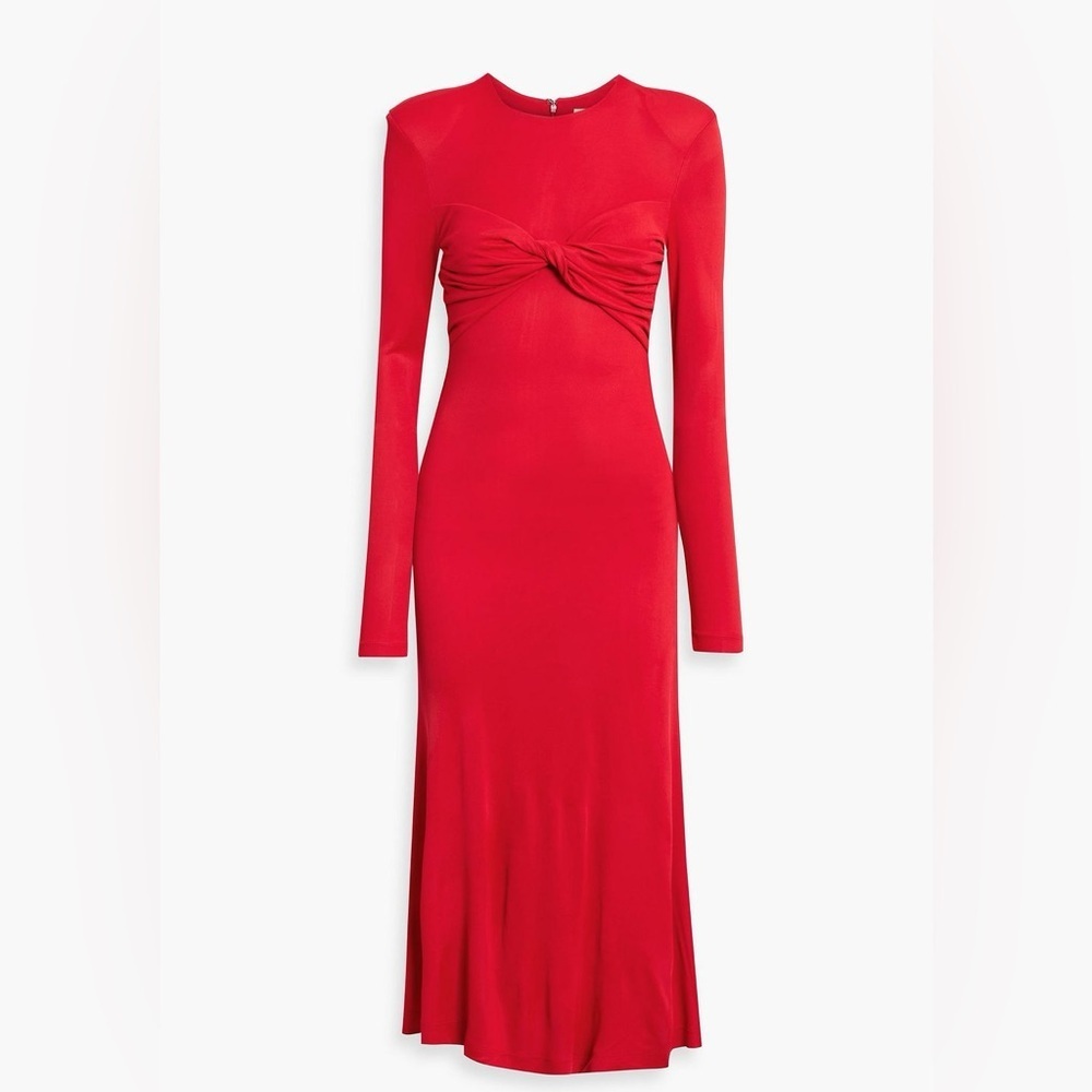 Farm Rio Twisted Jersey Midi Dress (Medium)